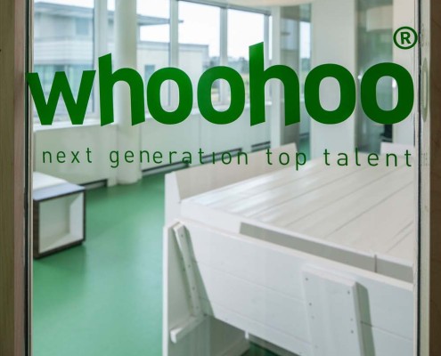 Nieuwe kantoorinrichting Whoohoo